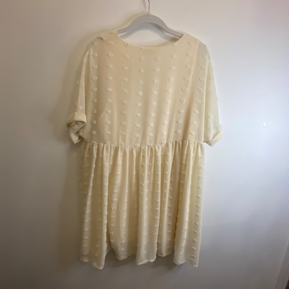 Listicle Swiss Dot Baby Doll dress - Picture 4 of 5